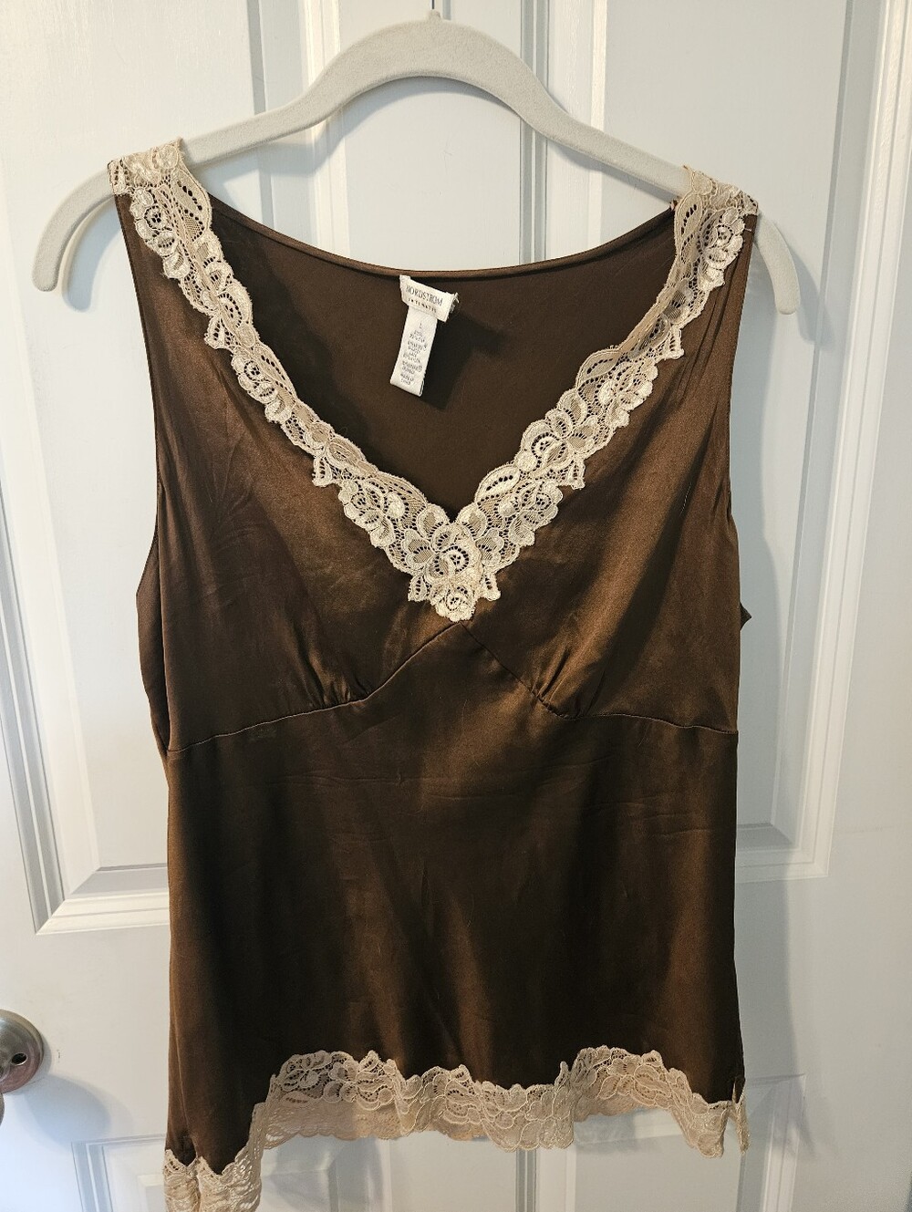 Nordstrom Silk Vintage Y2k Lace Camisole